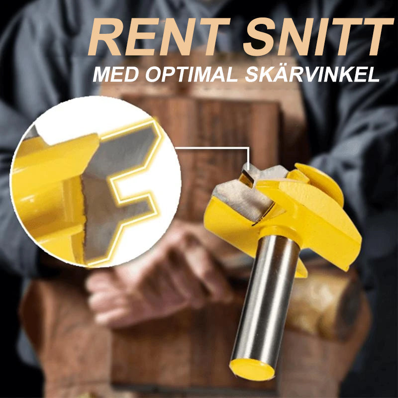 45° träbearbetningsverktyg för starka fogar, exakt skärning, teflonbeläggning, för trä- och MDF-projekt