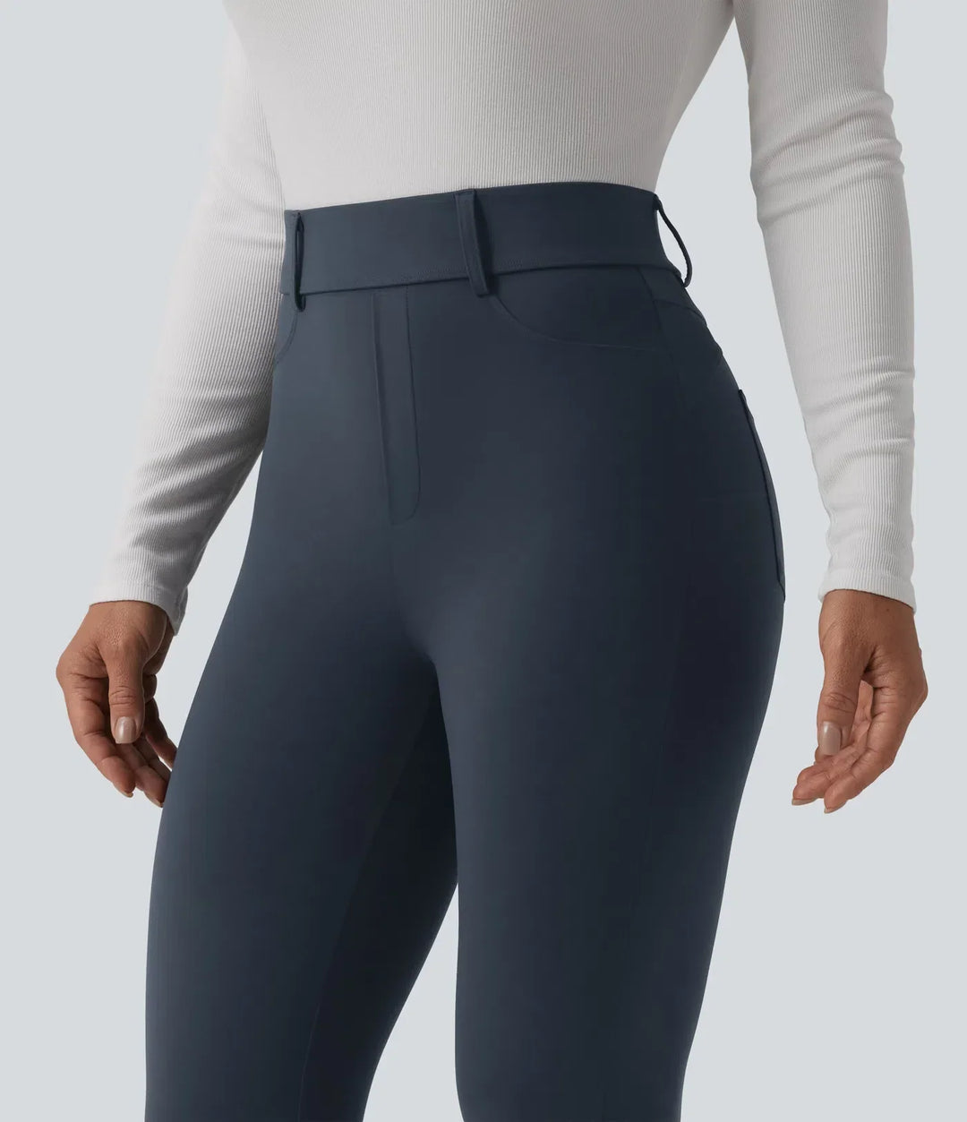 Högkvalitativa och täckande leggings för dam med hög midja