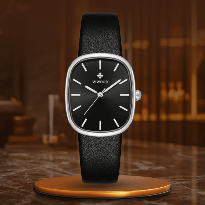 Elegant Kvartsur med Rem