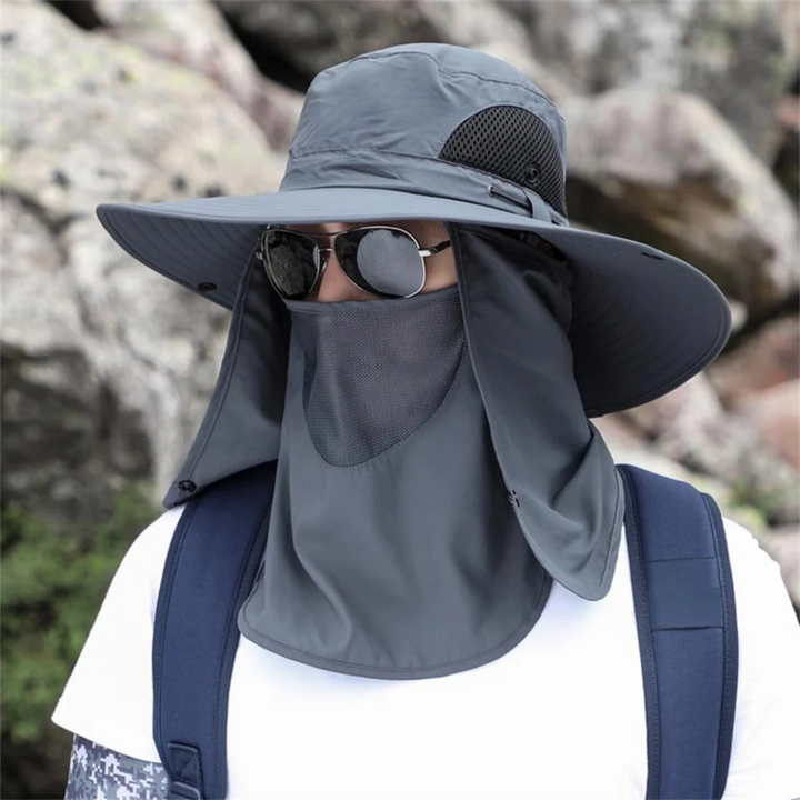 Lätt solskyddshatt i sommartrendig design för dam och herr