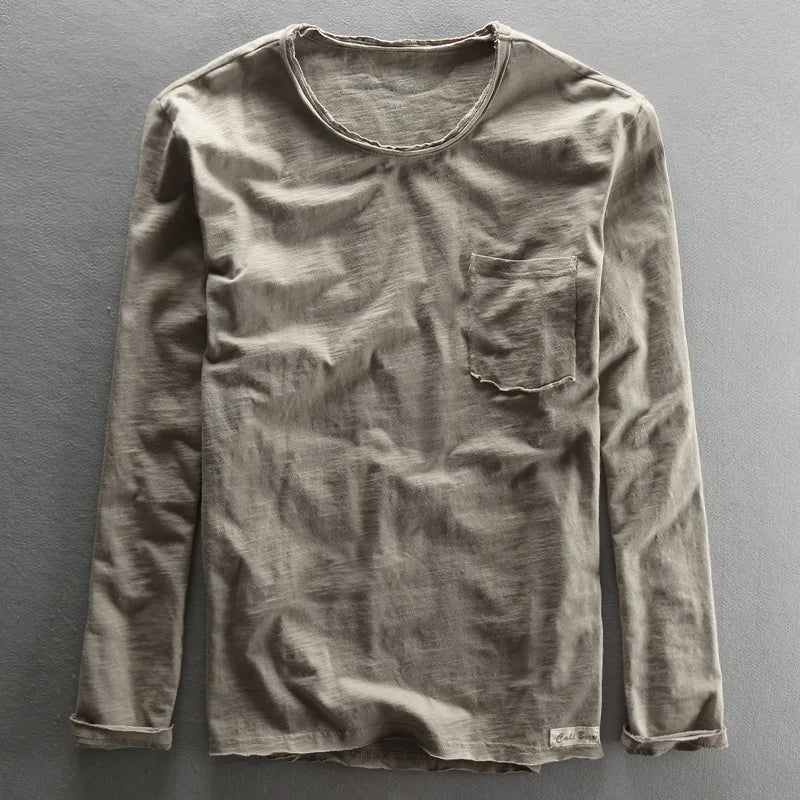 Dam långärmad tröja i vintagestil med mönster för vardagsbruk