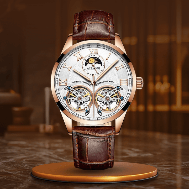 Elegant Automatisk Tourbillon Klocka