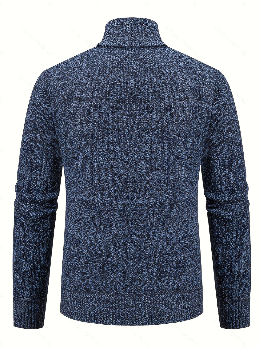 Stilfull herrkläder: texturerad cardigan med zip för kyliga dagar