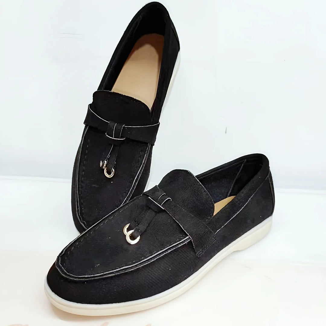 Moderna gula damloafers som piggar upp din vardagsoutfit