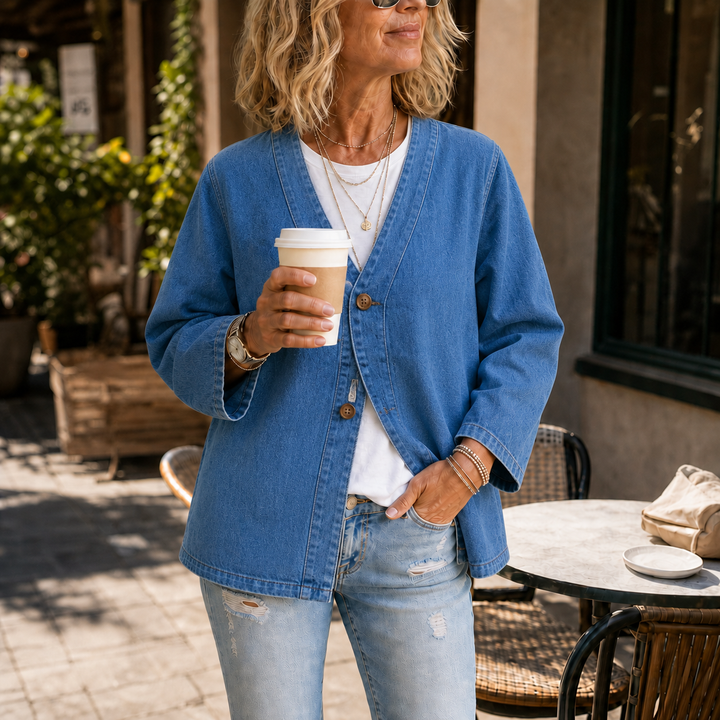 Bekväm och elegant dammode cardigan för vardagsmode och arbete