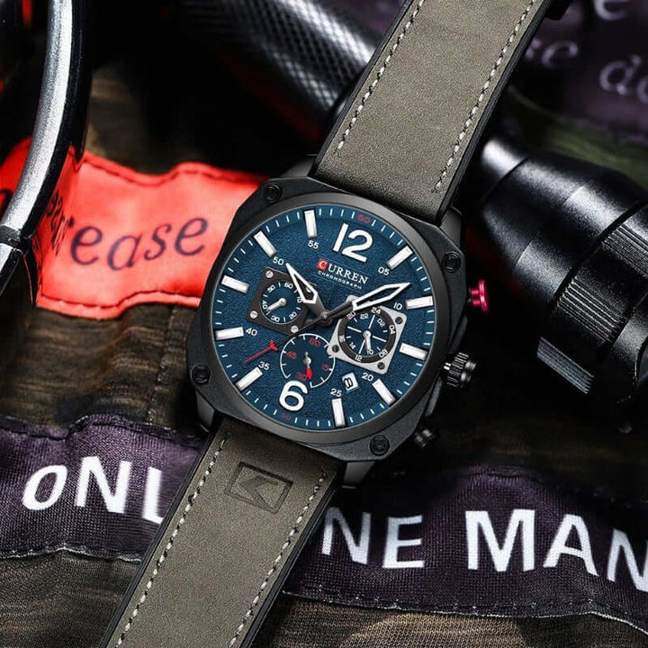 Elegant kvarts vattentät armbandsur