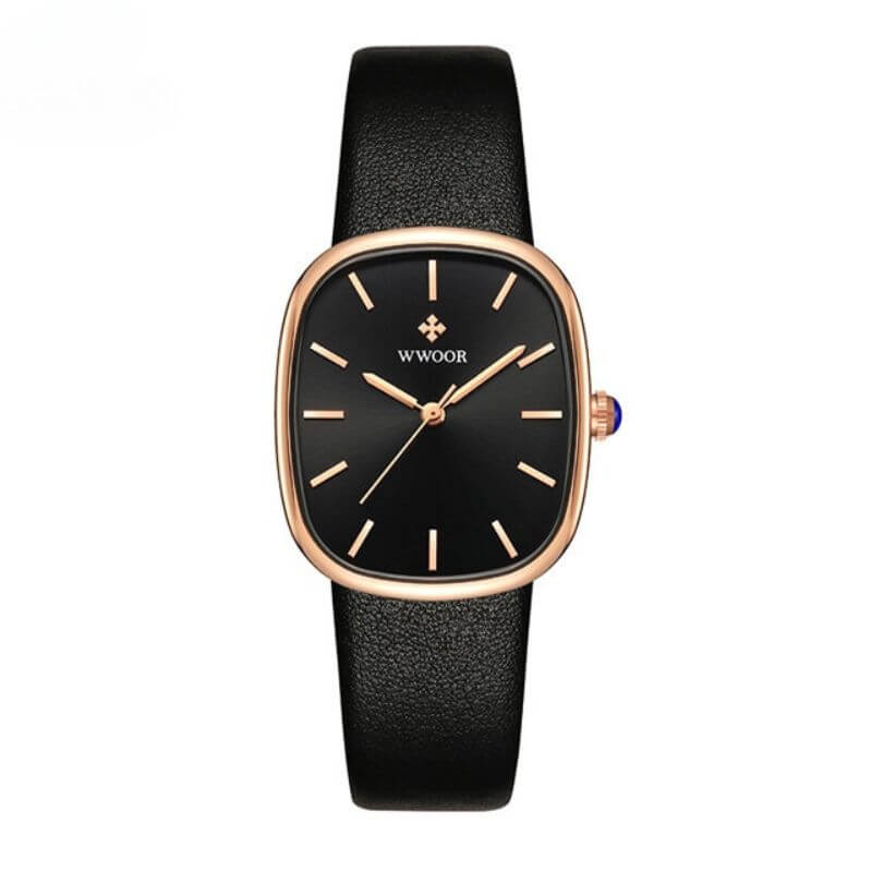 Elegant Kvartsur med Rem