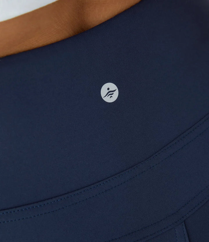 Högmidjade yogaleggings med ficka för aktiva kvinnor