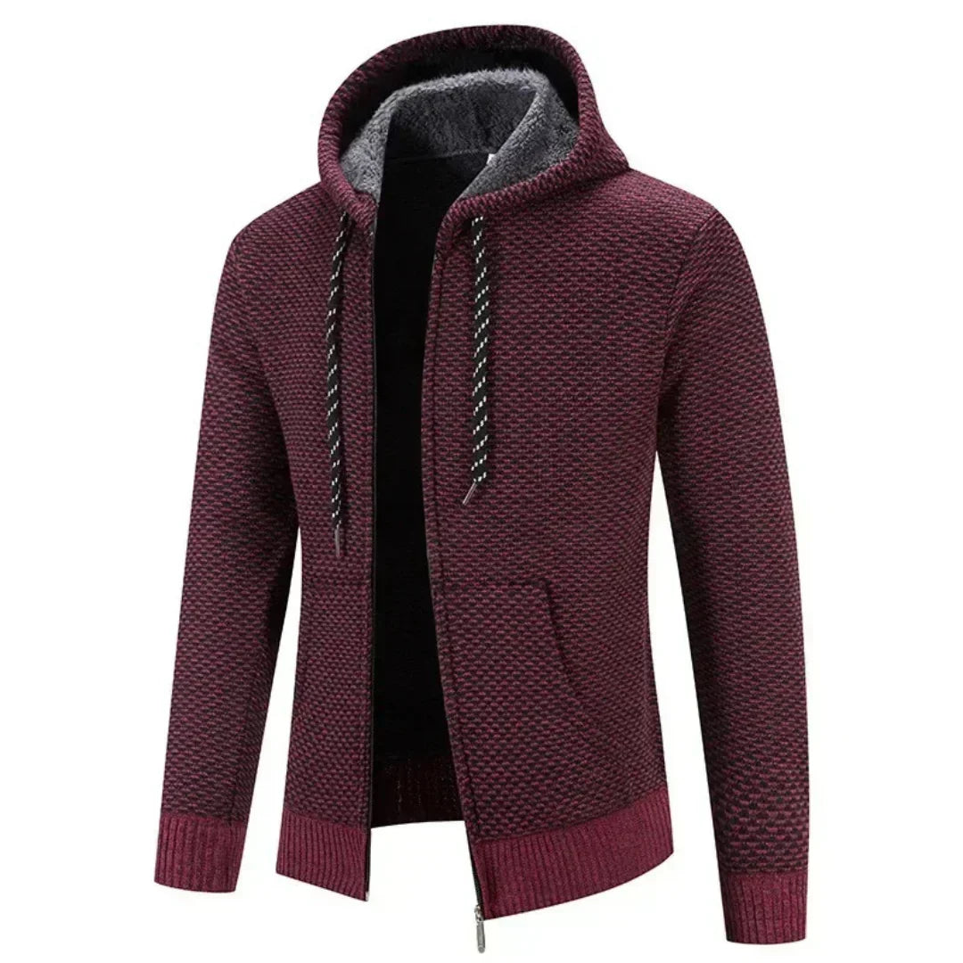 Närbild på textur och tygdetaljer för Ultimate Hoodie för herrar