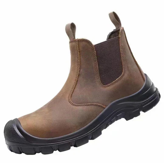 Smidiga arbetsskor i chelsea boots-modell med säkerhetståhätta för män