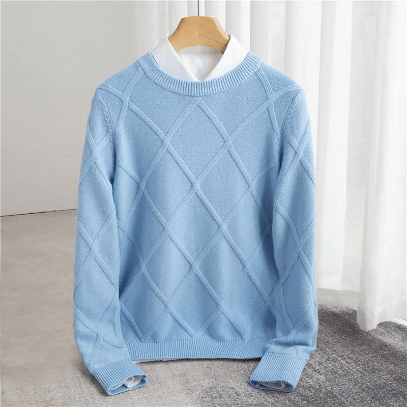 Premiumtröja med Argyle-mönster – Elegant Damtröja
