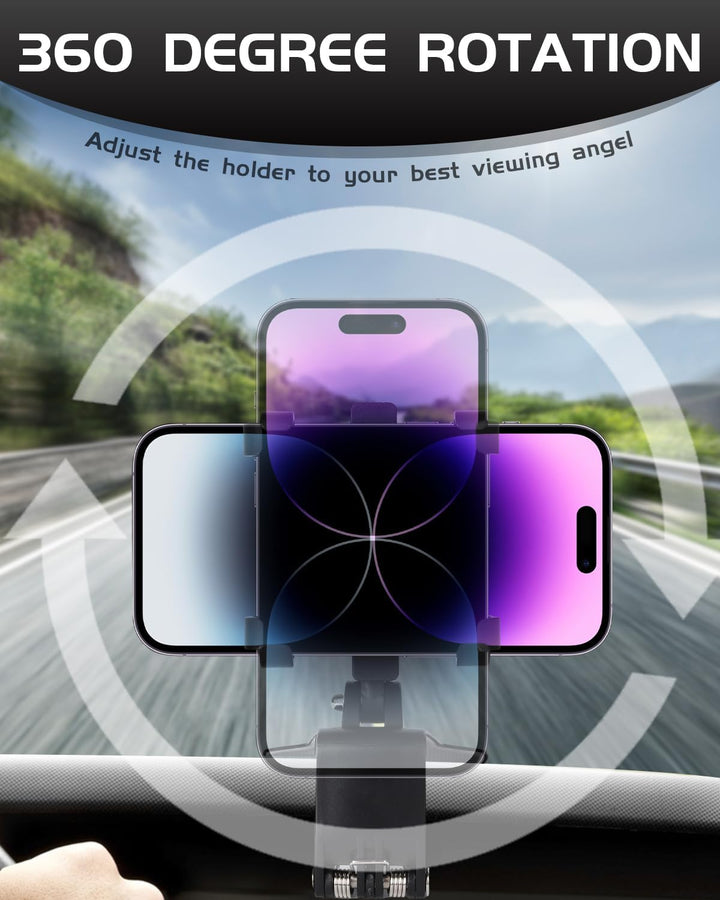 Smidig smartphonehållare för säker gps navigation i bilen