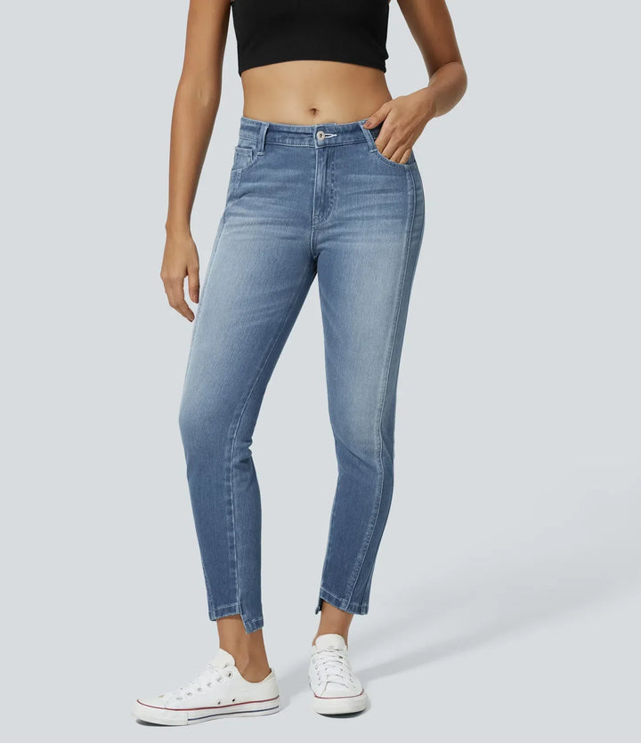 Snygga dammode jeans med optimal stretch för vardagen