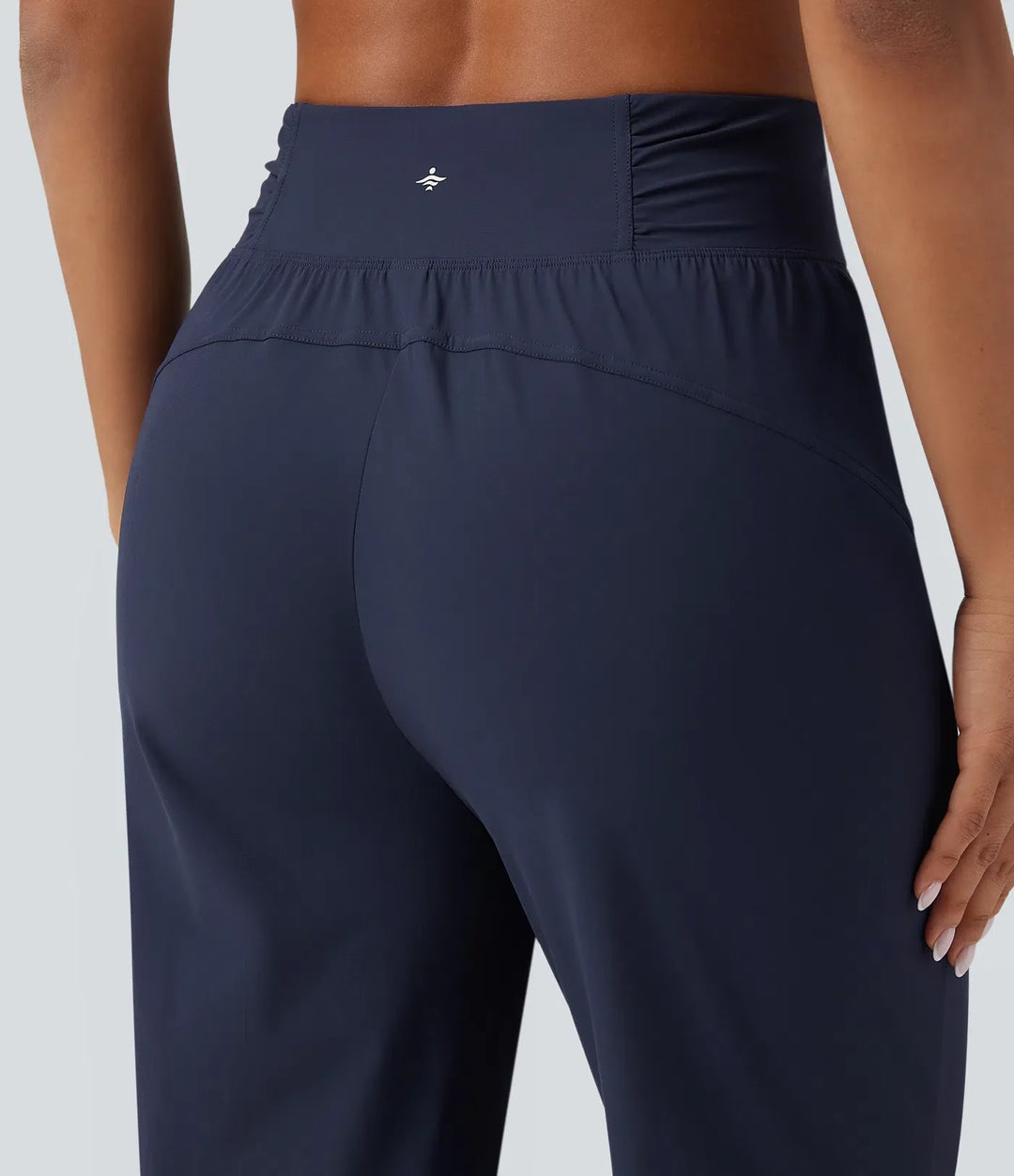 Damjoggers med hög midja i snabbtorkande funktionsmaterial för dans och träning