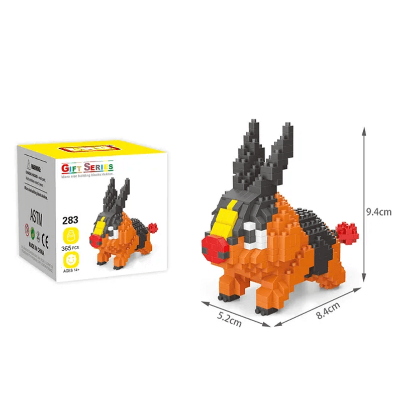 Unikt 3D-pussel med animefigur