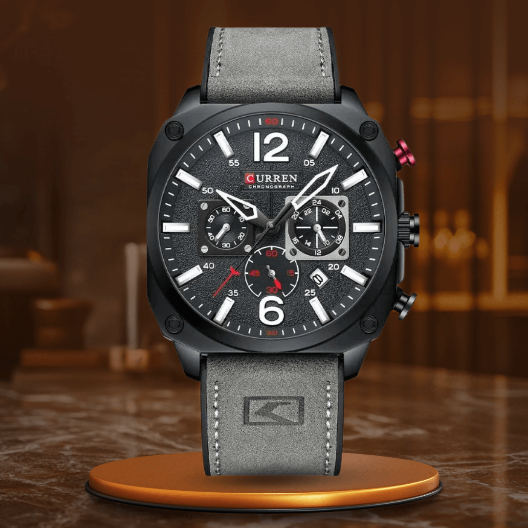Elegant kvarts vattentät armbandsur