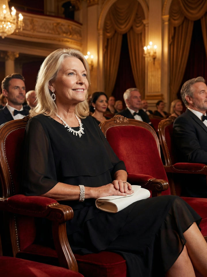 Trendig midiklänning med volang som förhöjer din outfit