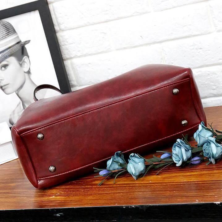 Set om 4 eleganta vintage handväskor för damer