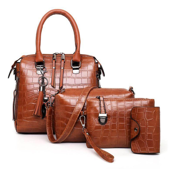 Set med 4 eleganta väskor – Stil & Funktion