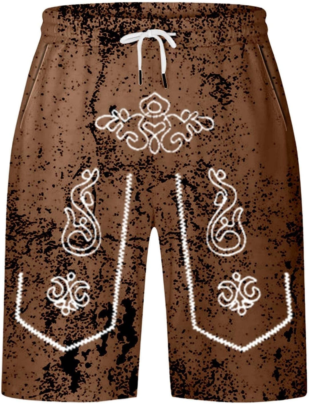 Snygga vintageshorts för män med traditionell Oktoberfest-känsla