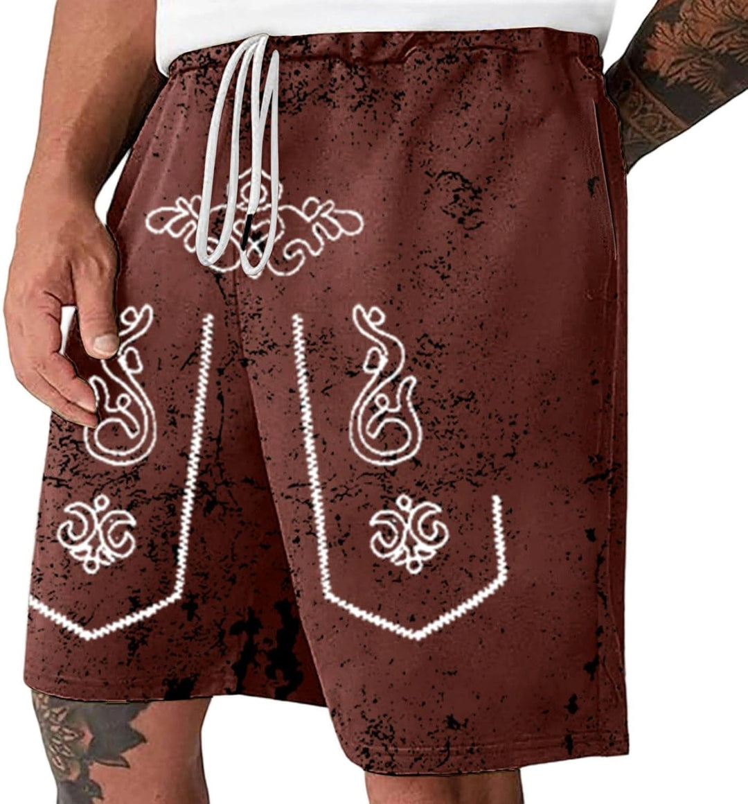 Stiliga vintageshorts för herrar, perfekta till sommar och fest