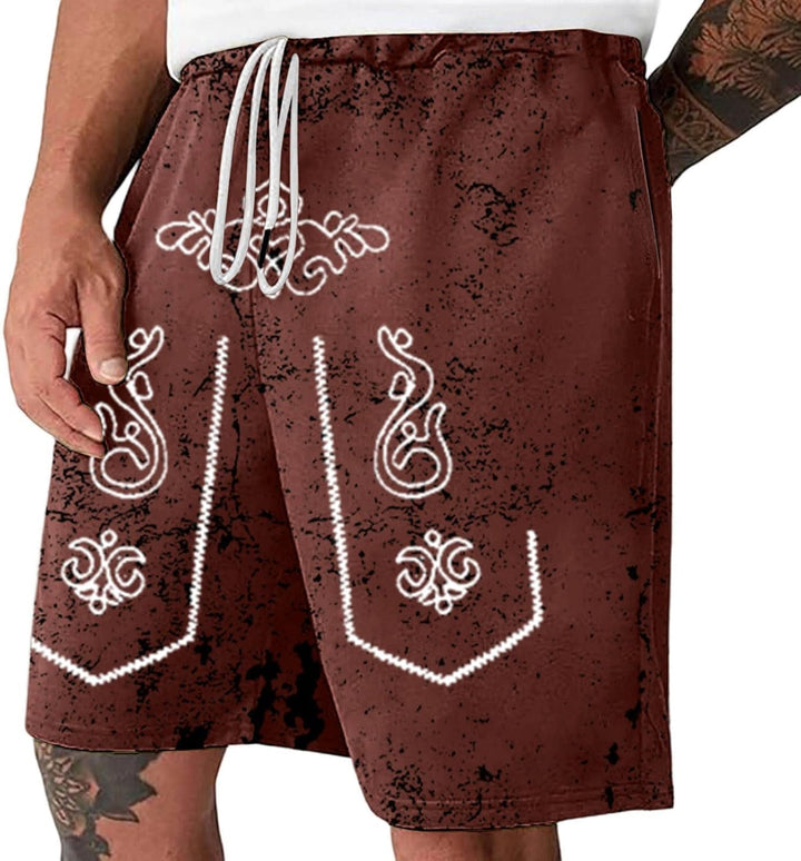 Stiliga vintageshorts för herrar, perfekta till sommar och fest