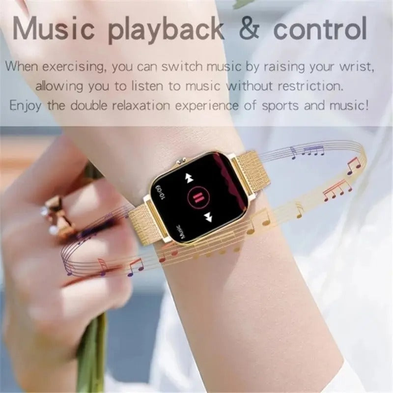Smartwatch dam och herr i moderiktig design med armband