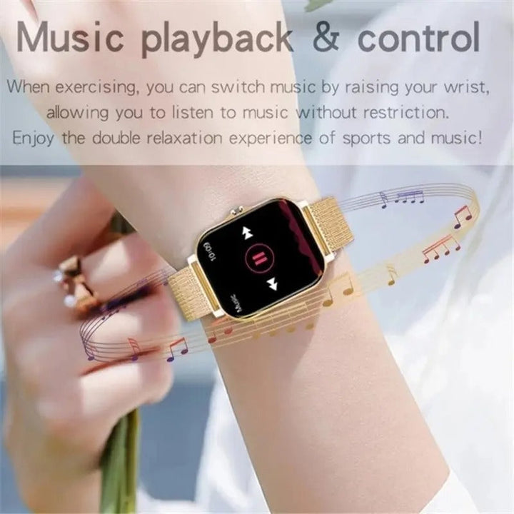 Smartwatch dam och herr i moderiktig design med armband