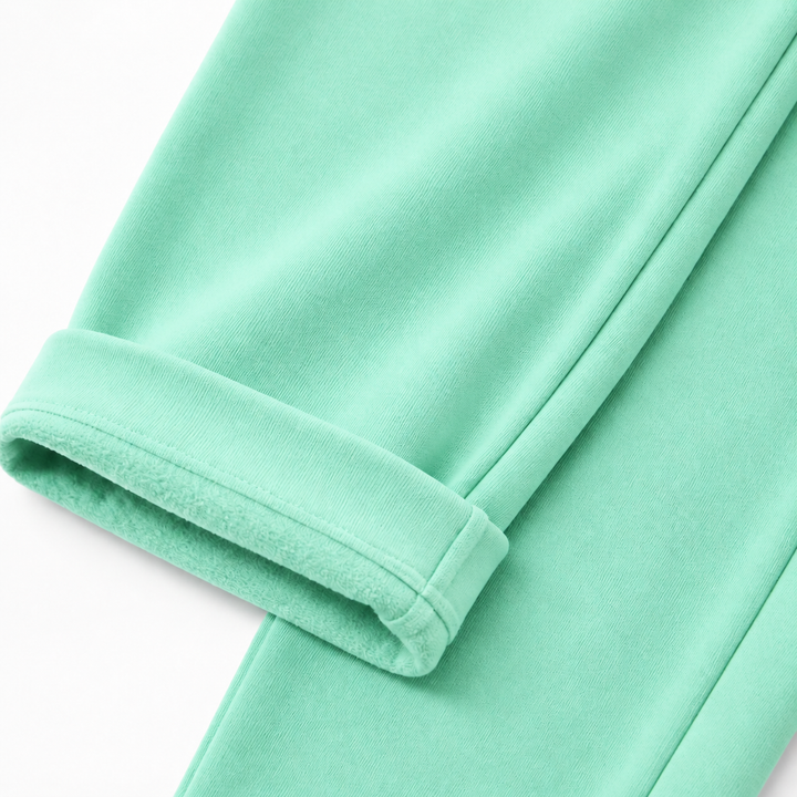 Snyggt loungewear-set för kvinnor med långärmad tröja