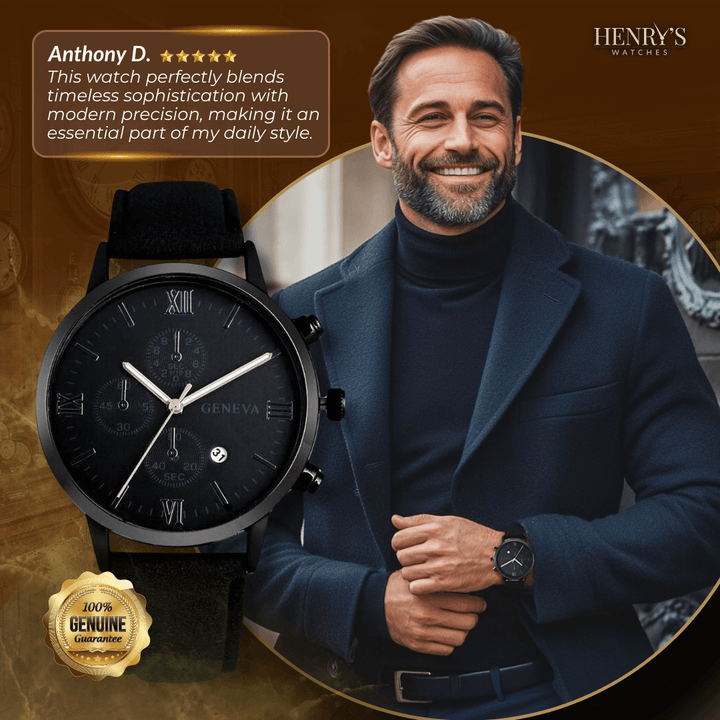 Elegant Analog Quartz Watch with Strap
