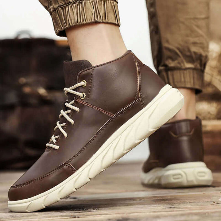 Herr High-Top Sneakers med Dämpad Innersula