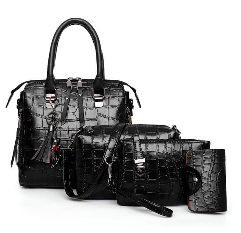 Set med 4 eleganta väskor – Stil & Funktion