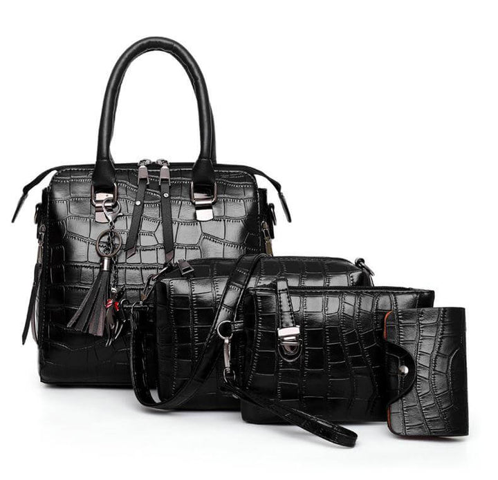Set med 4 eleganta väskor – Stil & Funktion