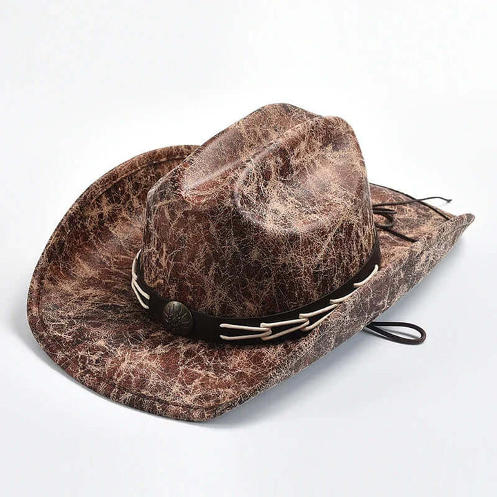 Cowboyhatt med benpärlor – Westernstil