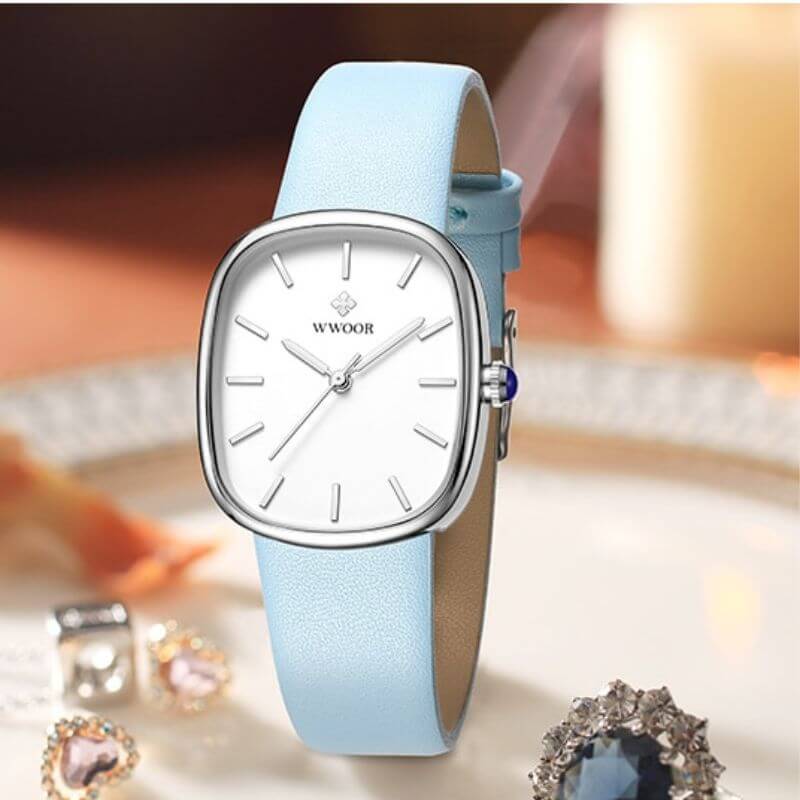 Elegant Kvartsur med Rem