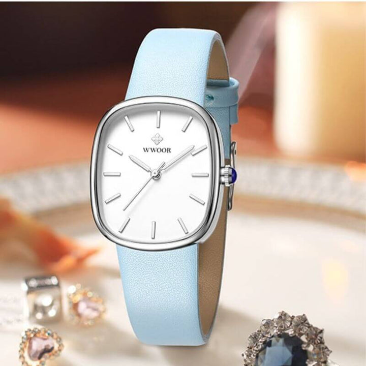 Elegant Kvartsur med Rem