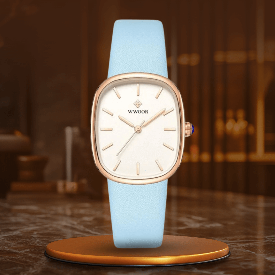 Elegant Kvartsur med Rem