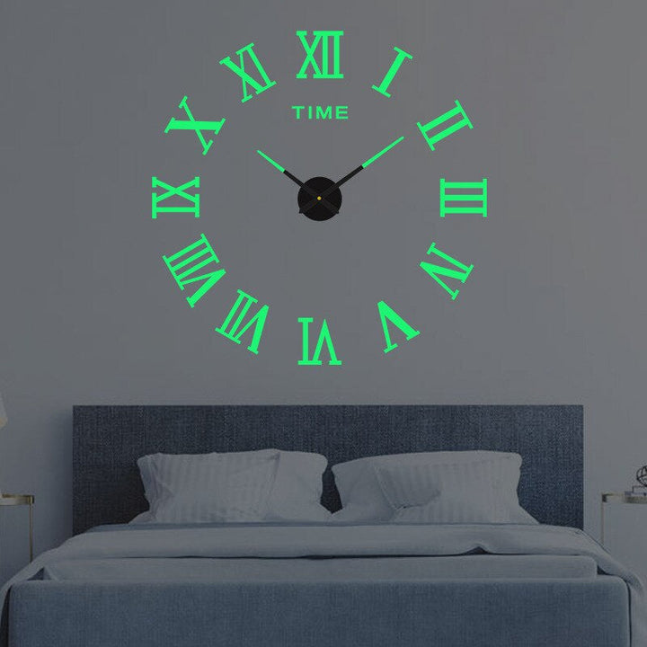 Kreativ och modern DIY väggklocka som snygg inredningsdetalj