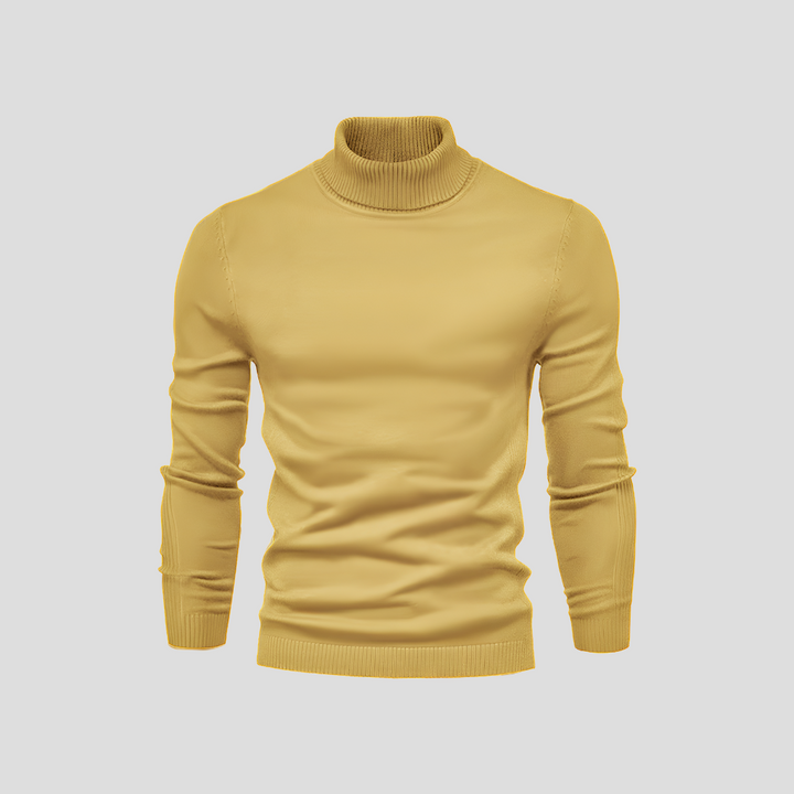 Klassisk svart polotröja matchad för en stilsäker outfit