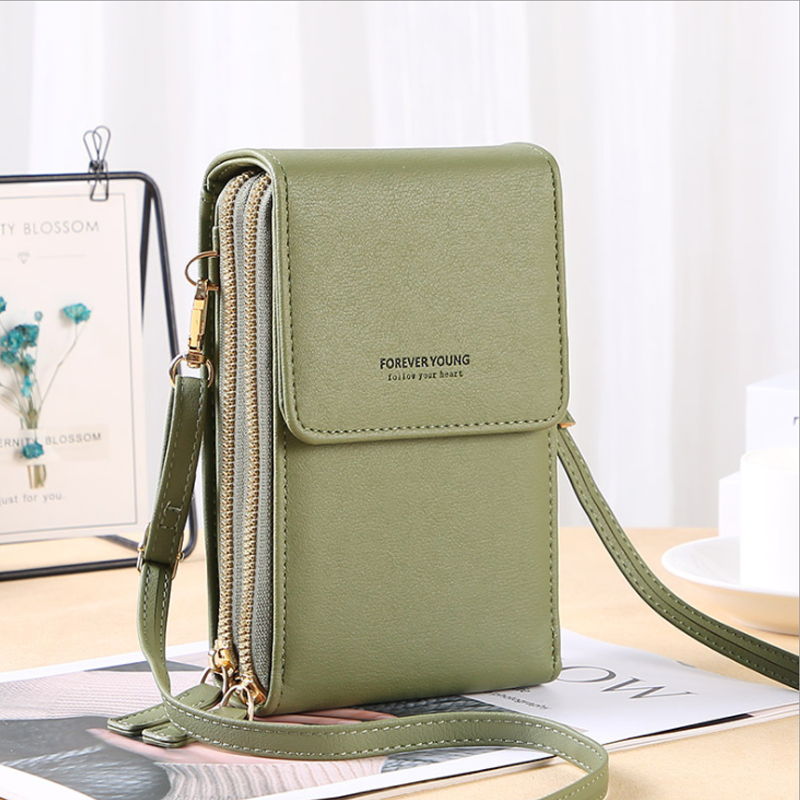 Crossbody-väska för resa med praktisk touchskärmfunktion