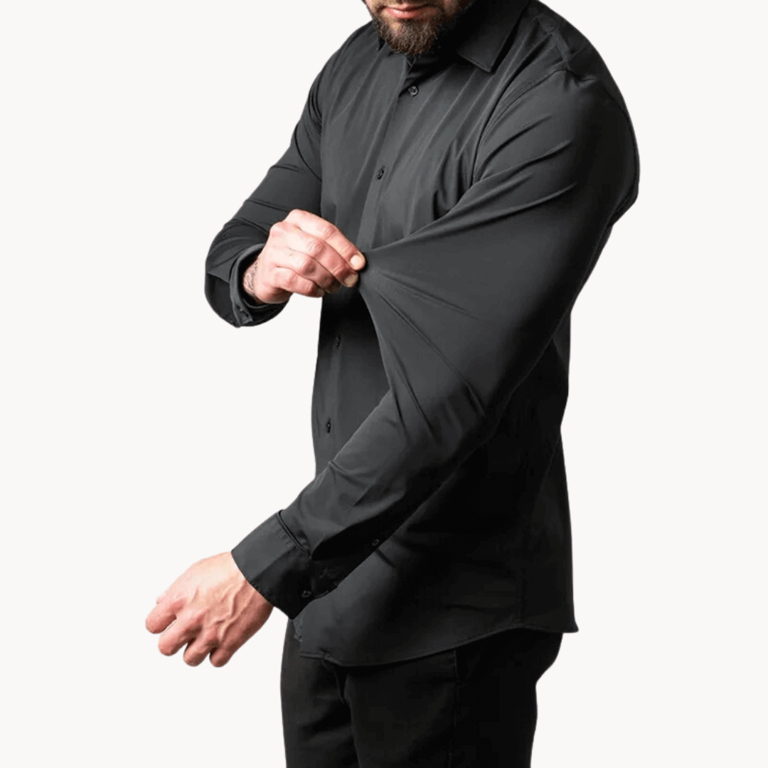 Herrskjorta med Stretch och Skrynkelfritt