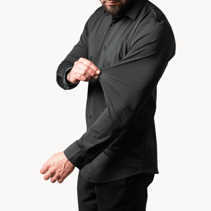 Herrskjorta med Stretch och Skrynkelfritt