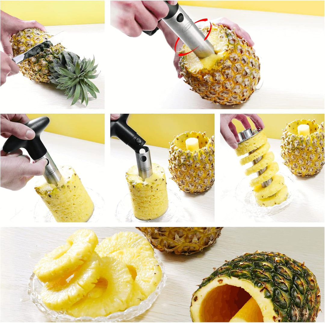 Fruktsskärare för ananas placerad på köksbänk som praktiskt kökstillbehör