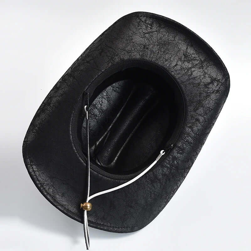 Cowboyhatt med benpärlor – Westernstil