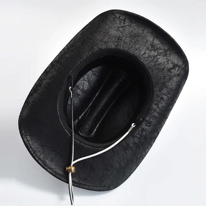 Cowboyhatt med benpärlor – Westernstil