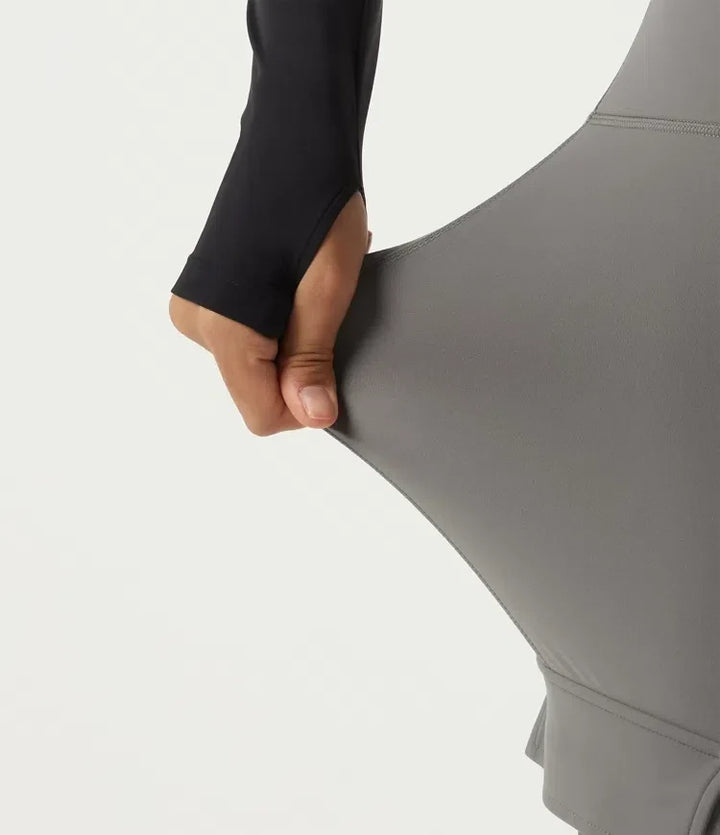 Stilrena sportkläder dam, bootcut leggings för träning och vardag