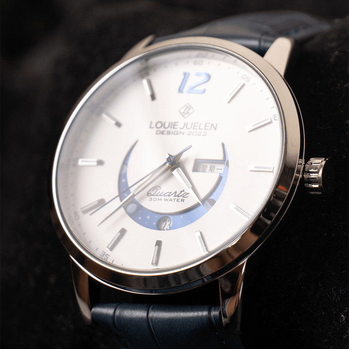 Elegant Luminous Moonphase Klocka