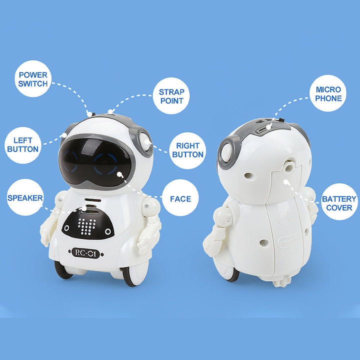 Översikt över knappar och funktioner på Pocket RC Robot
