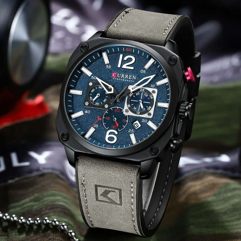Elegant kvarts vattentät armbandsur
