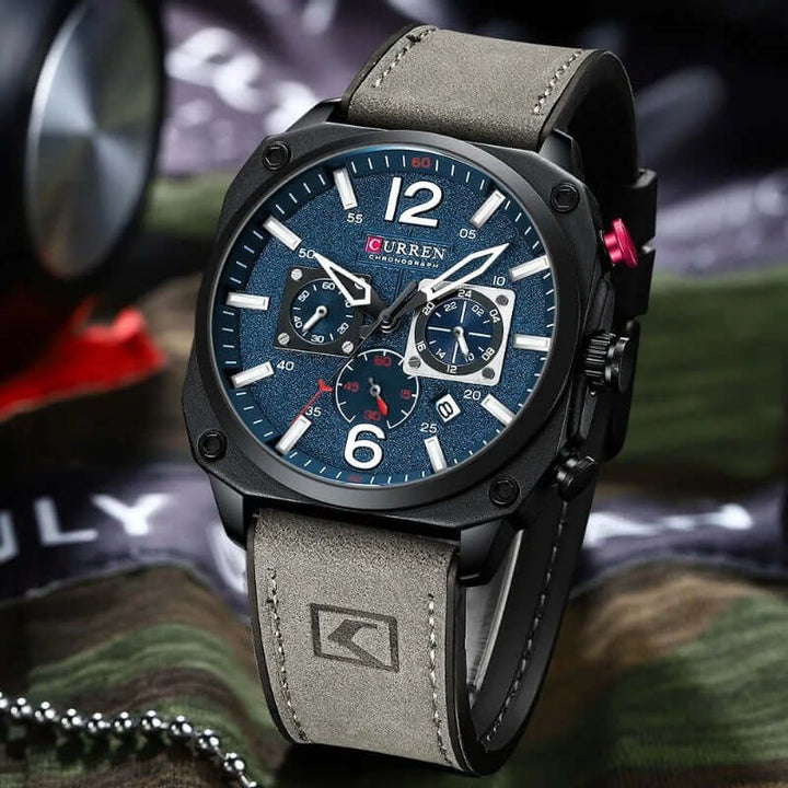 Elegant kvarts vattentät armbandsur